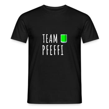 Pfefferminz Likör Pfeffi Vatertag Sauf - Männer T-Shirt - Schwarz - Vorne - AI Model Male 178 light (178cm)