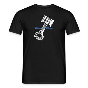 Déplacement au lieu de l’espace de vie Technicien en mécatronique automobile Tshirt - T-shirt homme - noir - Devant - AI Model Male 178 light (178cm)