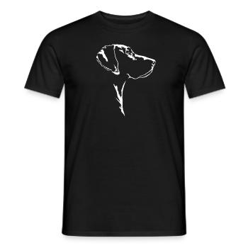 German Shorthair Hunting Dog Hunting Dogs Dog Wilsigns - Men's T-Shirt - black - Front - AI Model Male 178 light (178cm)