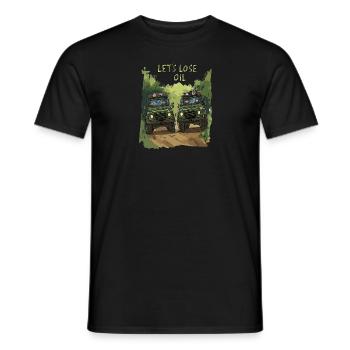Defender Land 4x4 Rover Off Road Off-Road Offroad - Männer T-Shirt - Schwarz - Vorne - AI Model Male 178 light (178cm)