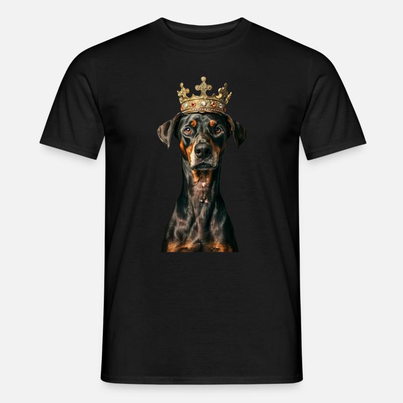 Dobermann - Männer T-Shirt - Schwarz