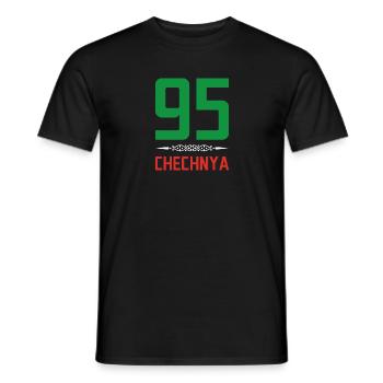 Chechen Geschenk Dagestan Tschetschenien Grosny - Männer T-Shirt - Schwarz - Vorne - AI Model Male 178 light (178cm)