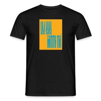 UNE NANA COMME MOI - T-shirt homme - noir - Devant - AI Model Male 178 light (178cm)