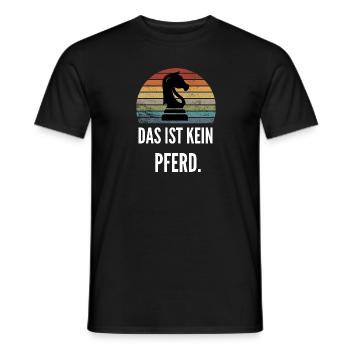 Schach Geschenk Schachspieler Meme Trend - Männer T-Shirt - Schwarz - Vorne - AI Model Male 178 light (178cm)