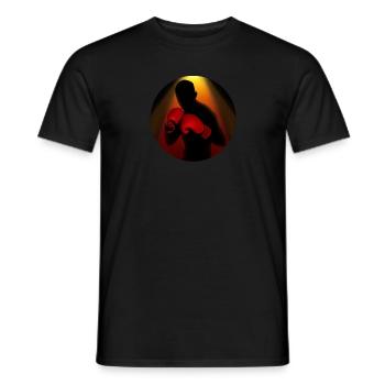 Boxe - T-shirt homme - noir - Devant - AI Model Male 178 light (178cm)