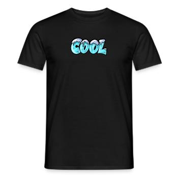 Design Cool Graffiti Style im Eiswürfel Look - Männer T-Shirt - Schwarz - Vorne - AI Model Male 178 light (178cm)