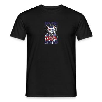 Quatre scores et sept bières il y a - score - T-shirt homme - noir - Devant - AI Model Male 178 light (178cm)