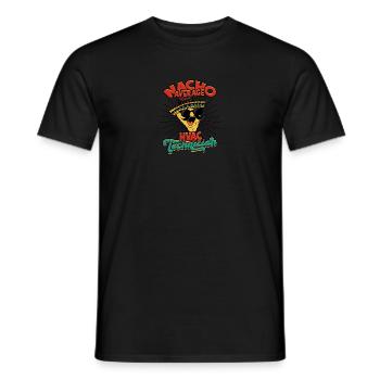 Technicien CVC moyen Nacho - nachos - T-shirt homme - noir - Devant - AI Model Male 178 light (178cm)