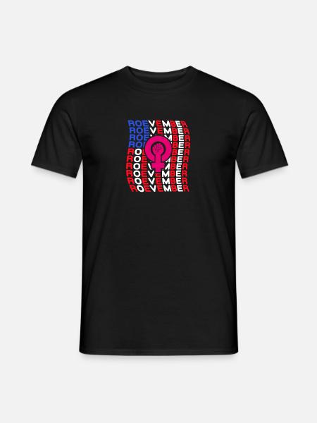 November Roevember American Flag - Men's T-Shirt - black