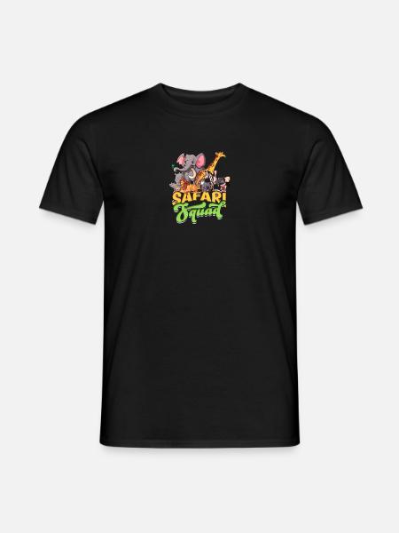 Safari Squad - Safari - Männer T-Shirt - Schwarz
