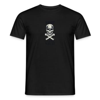 Argh I'm feeling nauti - pirate skull - Men's T-Shirt - black - Front - AI Model Male 178 light (178cm)