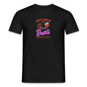 Der Müllmann Die Welt ist ein Durcheinander ohne mich - - Männer T-Shirt - Schwarz - Vorne - AI Model Male 178 light (178cm)