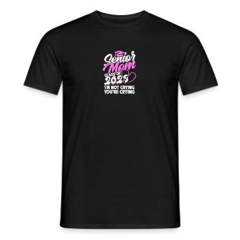 Senior Maman Classe de 2023 Je ne pleure pas Tu es - T-shirt homme - noir - Devant - AI Model Male 178 light (178cm)