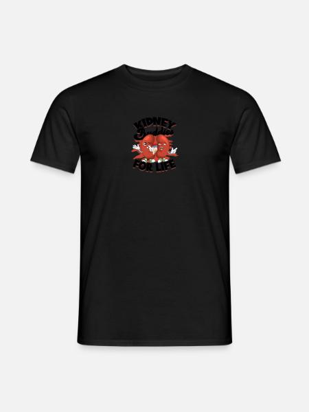 Munuaisystävät elämään - munuaiselin - Mænd T-shirt - sort