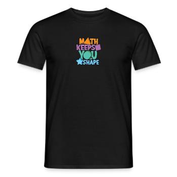Les mathématiques vous gardent en forme - école - T-shirt homme - noir - Devant - AI Model Male 178 light (178cm)