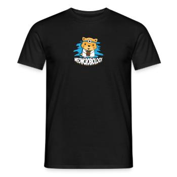 Meowcrobiology - laboratoire médical - T-shirt homme - noir - Devant - AI Model Male 178 light (178cm)