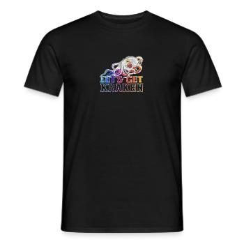 Let's Get Kraken White Octopus Funky Music - Männer T-Shirt - Schwarz - Vorne - AI Model Male 178 light (178cm)