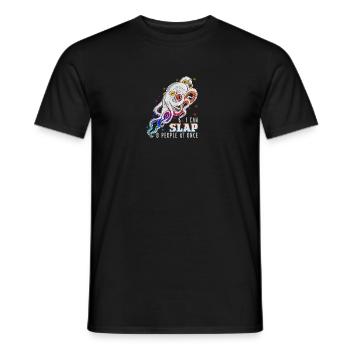 Angry I Can Slap 8 People Octopus Cool - Männer T-Shirt - Schwarz - Vorne - AI Model Male 178 light (178cm)
