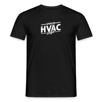 Femme HVAC gâtée - femme - T-shirt homme - noir - Devant - AI Model Male 178 light (178cm)