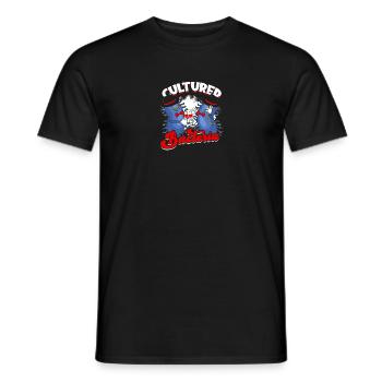 Cultured Bacteria - microbiology - Men's T-Shirt - black - Front - AI Model Male 178 light (178cm)