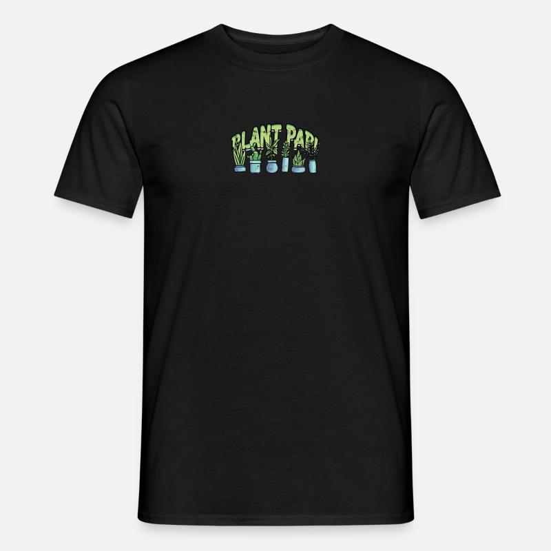 Pflanze Papi - Papi - Männer T-Shirt - Schwarz