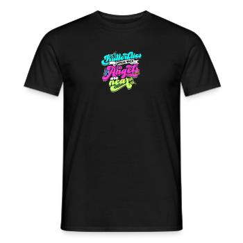Psychedelic Research Volunteer - psychedelic - Men's T-Shirt - black - Front - AI Model Male 178 light (178cm)