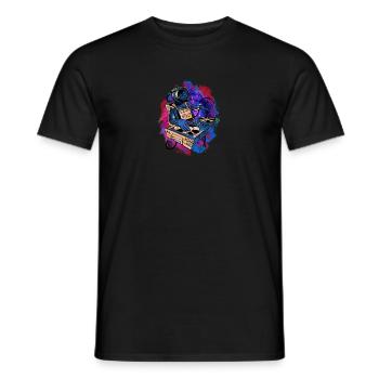 Astronaut DJ - astronaut - Men's T-Shirt - black - Front - AI Model Male 178 light (178cm)