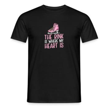 Eislaufen Wortspiel Eiskunstlauf - Männer T-Shirt - Schwarz - Vorne - AI Model Male 178 light (178cm)