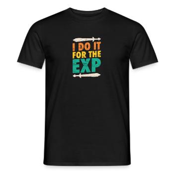 Larp |Live-Action-Rollenspiel |Larpen |Larp - Männer T-Shirt - Schwarz - Vorne - AI Model Male 178 light (178cm)
