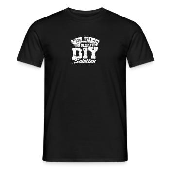 Souder la solution de bricolage ultime - Soudage - T-shirt homme - noir - Devant - AI Model Male 178 light (178cm)