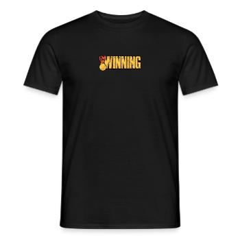 Ich gewinne - Brettspiele - Männer T-Shirt - Schwarz - Vorne - AI Model Male 178 light (178cm)