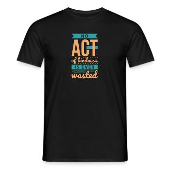 No Kindness - Männer T-Shirt - Schwarz - Vorne - AI Model Male 178 light (178cm)
