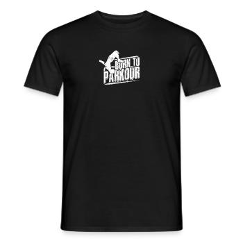 Born to Parkour - Parkour - Männer T-Shirt - Schwarz - Vorne - AI Model Male 178 light (178cm)