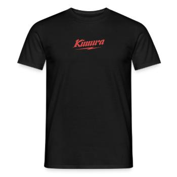 BJJ KIMURA | JiuJitsu brésilien - T-shirt homme - noir - Devant - AI Model Male 178 light (178cm)