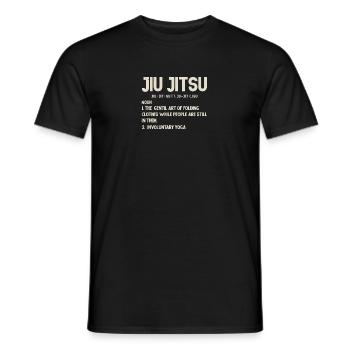 Brazilian Jiu Jitsu Defination | BrazilianJiuJitsu - Men's T-Shirt - black - Front - AI Model Male 178 light (178cm)