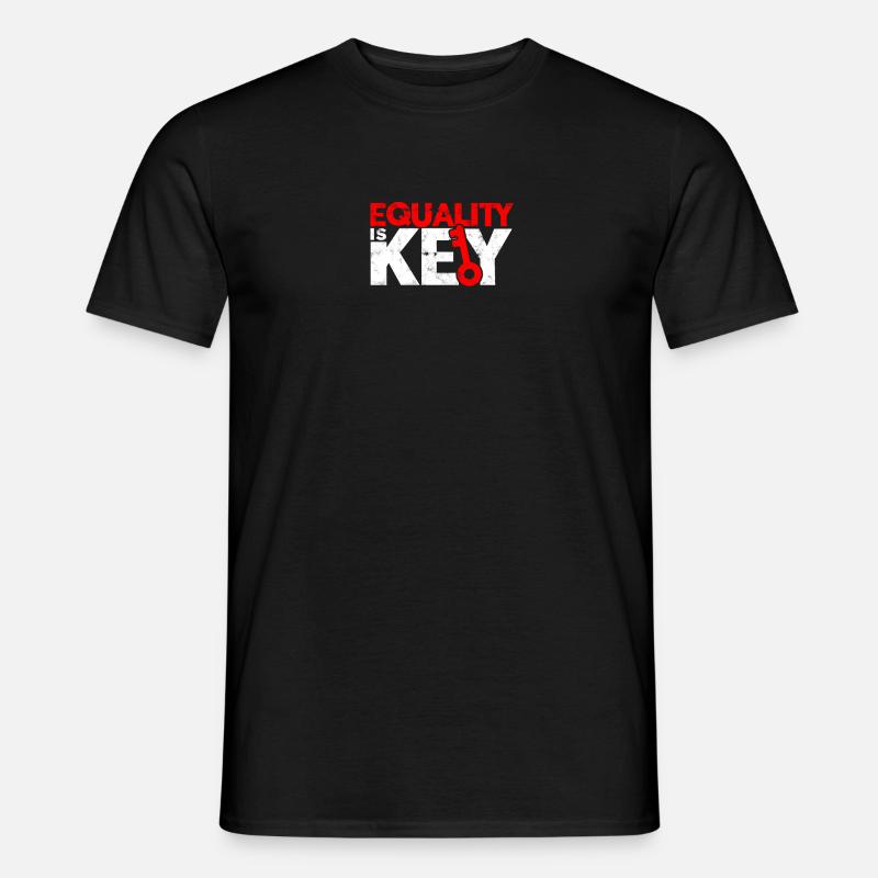 Equality is Key - Equality - Men's T-shirt - black