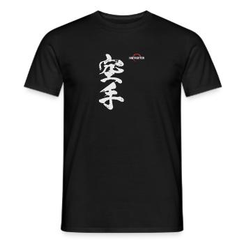 Kanji shotokan | Karate - Men's T-Shirt - black - Front - AI Model Male 178 light (178cm)