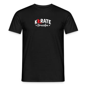 Karate Grandpa | Karate - Men's T-Shirt - black - Front - AI Model Male 178 light (178cm)