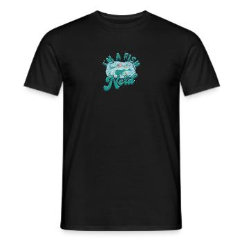 I'm a fish nerd - Aquarium - Men's T-Shirt - black - Front - AI Model Male 178 light (178cm)