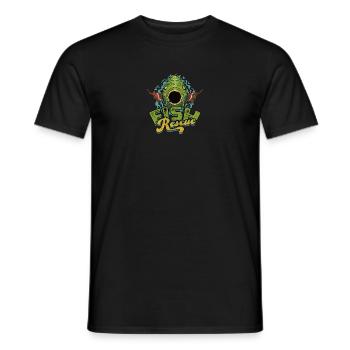 Fischrettung - Aquarium - Männer T-Shirt - Schwarz - Vorne - AI Model Male 178 light (178cm)