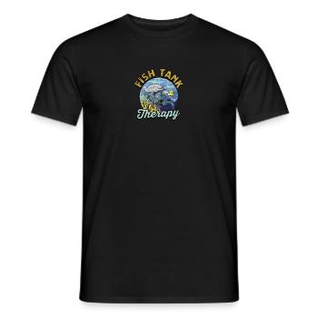 Thérapie par aquarium - Aquarium - T-shirt homme - noir - Devant - AI Model Male 178 light (178cm)