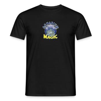 Magie de l’aquarium - Aquarium - T-shirt homme - noir - Devant - AI Model Male 178 light (178cm)