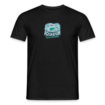 Aquarium wonderland - Aquarium - Men's T-Shirt - black - Front - AI Model Male 178 light (178cm)
