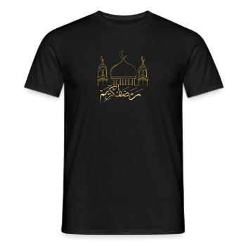 RAMADAN KARIM - Men's T-Shirt - black - Front - AI Model Male 178 light (178cm)