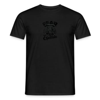 Fear is not an option - Boxing - Men's T-Shirt - black - Front - AI Model Male 178 light (178cm)
