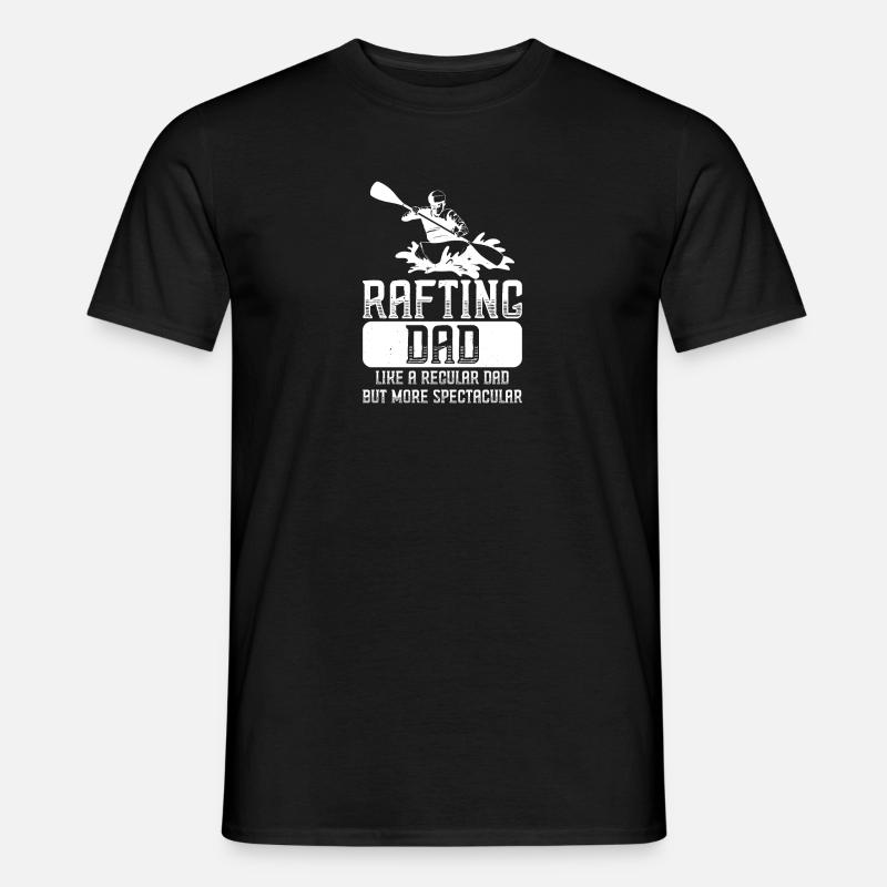 Fluss Rafting - Männer T-Shirt - Schwarz