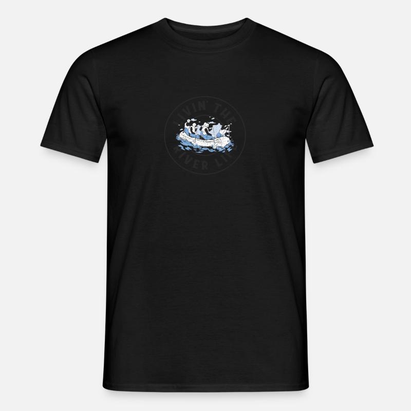 Fluss Rafting - Männer T-Shirt - undefined