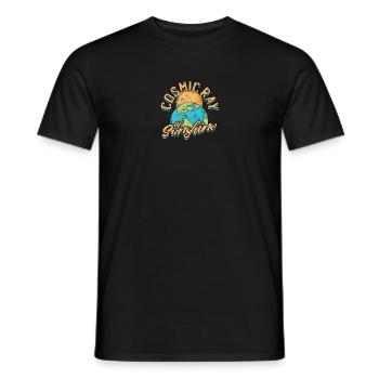 Rayon cosmique de soleil - Espace - T-shirt homme - noir - Devant - AI Model Male 178 light (178cm)