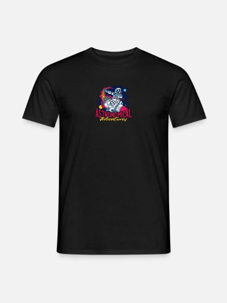 Astronomiske eventyr - rummet - Mænd T-shirt - sort