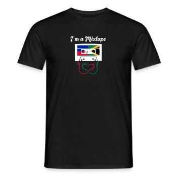 Haiti Haitian Jamaica Combination I Gift - Men's T-Shirt - black - Front - AI Model Male 178 light (178cm)